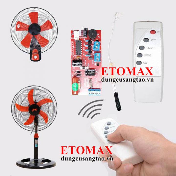 Mạch điều khiển quạt từ xa tomax v1