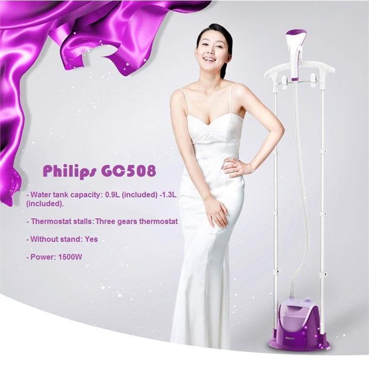 Bàn ủi hơi nước đứng Philips GC508 (Tím)