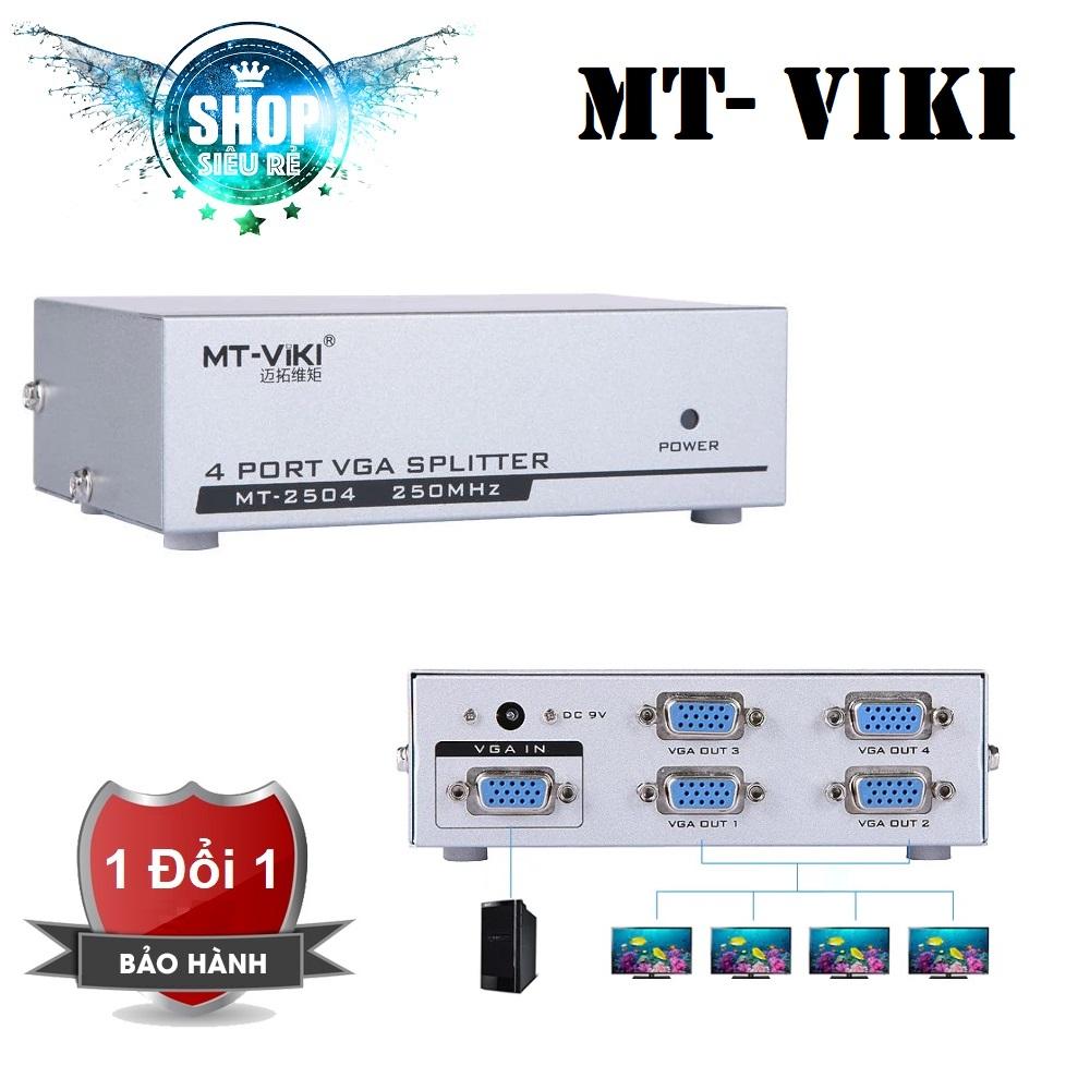 Bộ chia 1 cổng VGA ra 4 cổng VGA-tần số 150 MHz MT-VIKI MT-4150