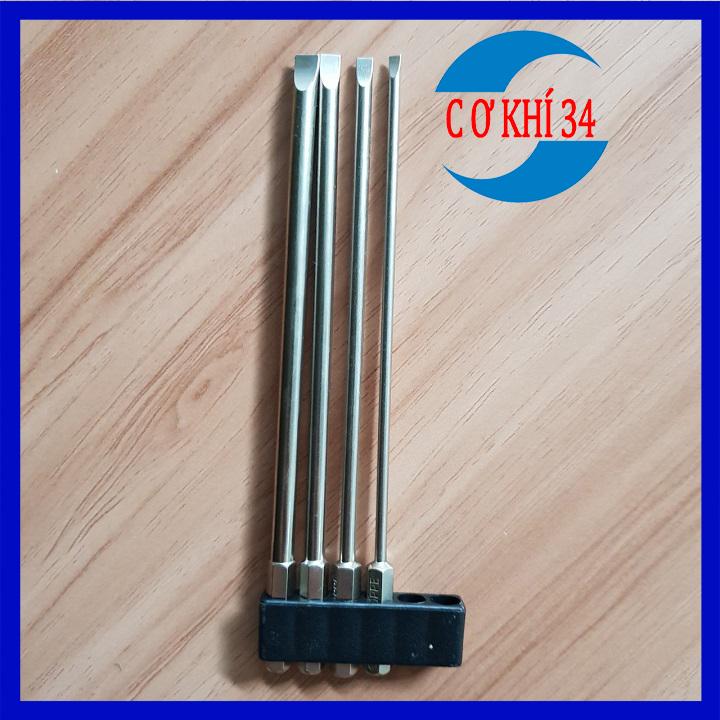 Tua vít tô vít mũi vít 2 cạnh dài 150mm dành cho khoan 4 món