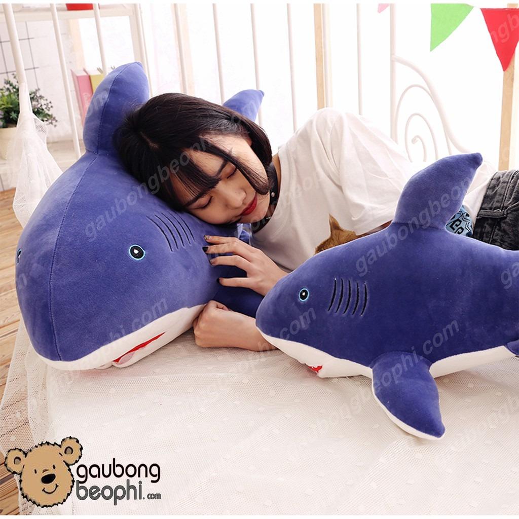 Cá mập bông size 60cm - gấu bông- thú nhồi bông