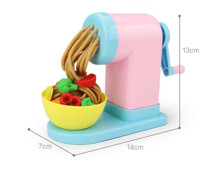 Bộ đồ chơi đất nặn kèm máy làm mì 17 chi tiết