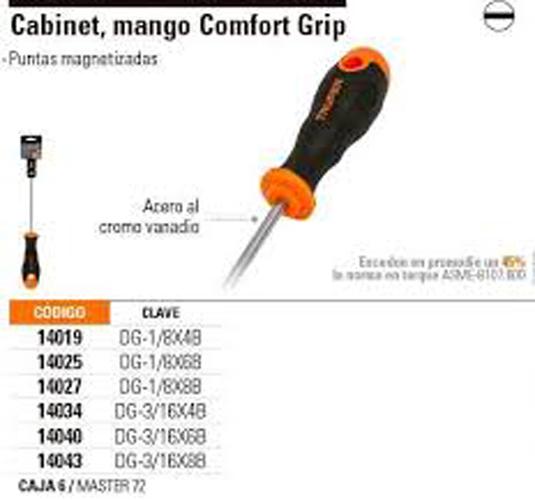 [HCM]Vít dẹp 5 x 200mm có từ Truper - DG-3/16X8B