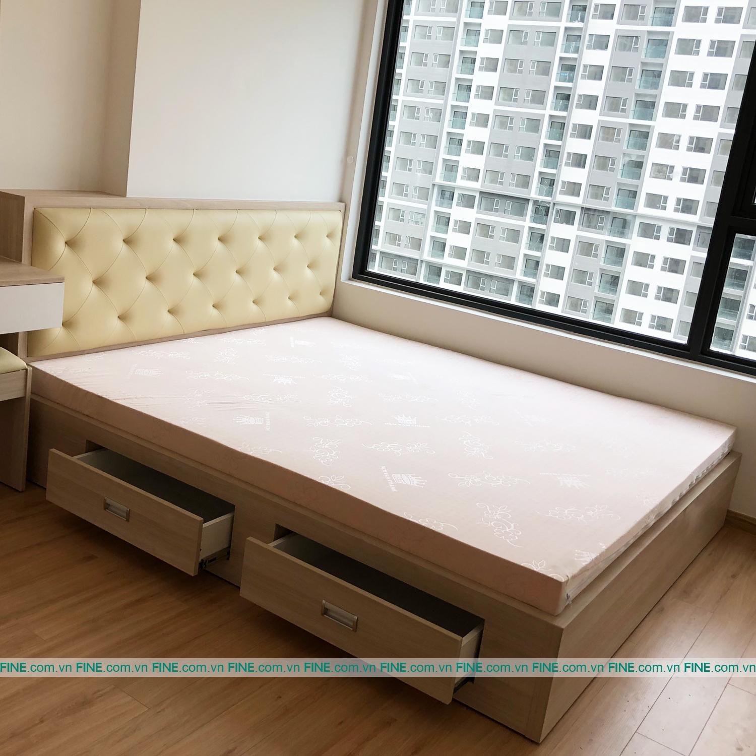 Giường FINE 2 Hộc Kéo FG048 (160cm x 200cm)