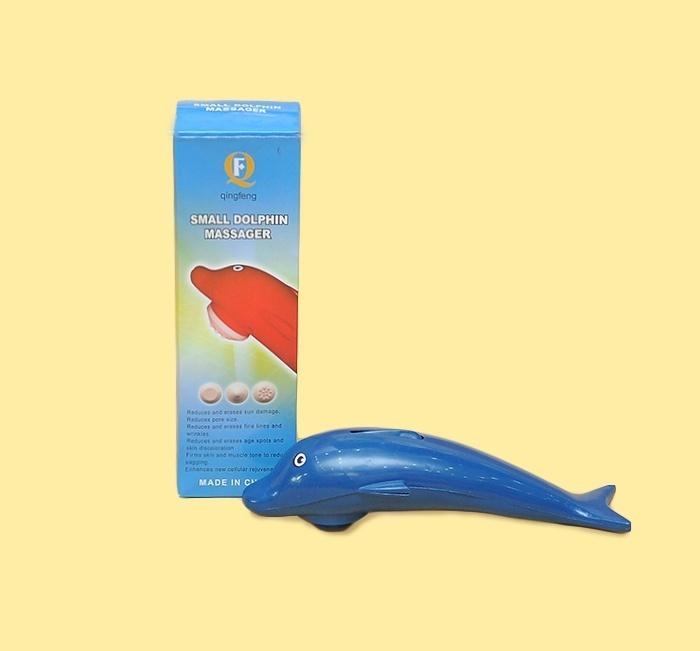 [HCM]Máy Massage Cầm Tay Cá Heo 3 Đầu Mini