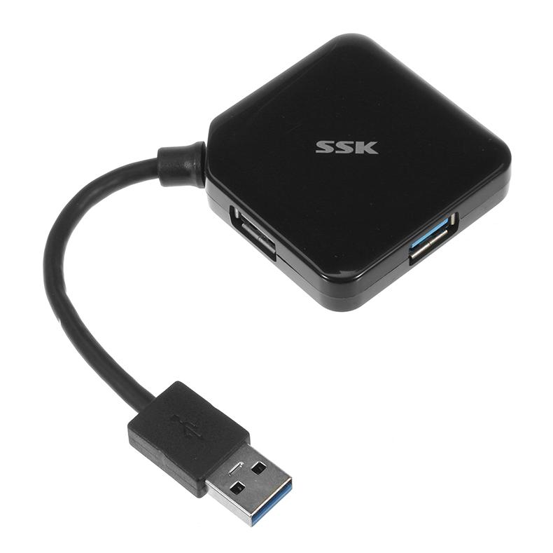 Hub USB 4 cổng 3.0 SSK SHU310 (Đen)