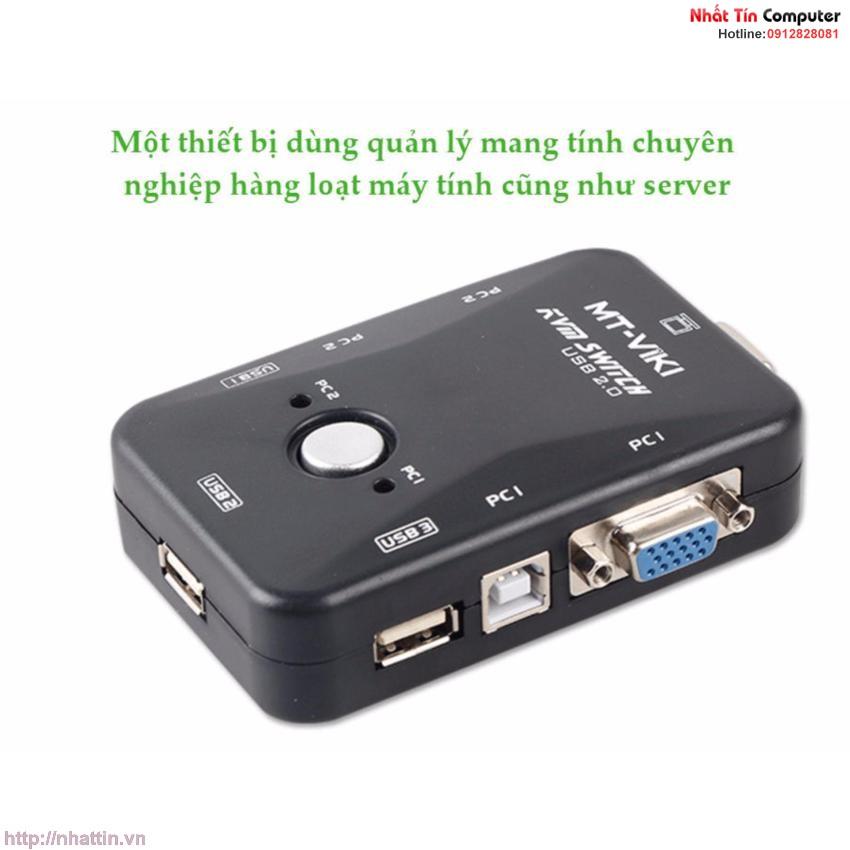 Kvm switch 2 port usb mt-viki mt-201uk chính hãng