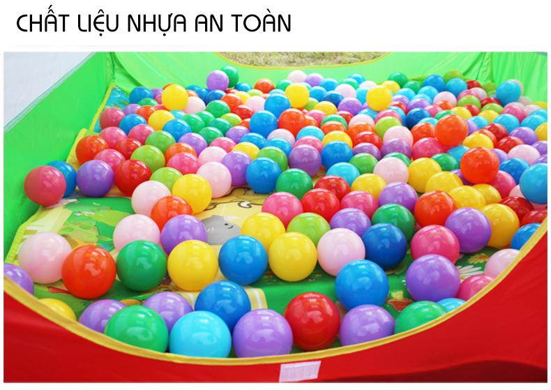 Túi 100 quả bóng cho bé vui chơi