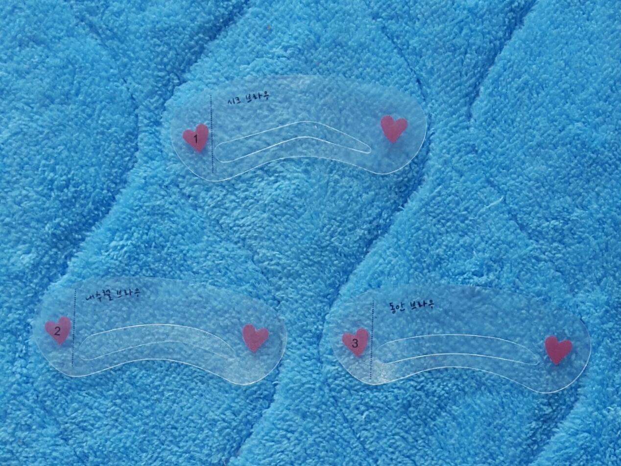 Khuôn kẻ mày ( 3 khuôn / bịch ) Mini Brow Class Drawing Guide