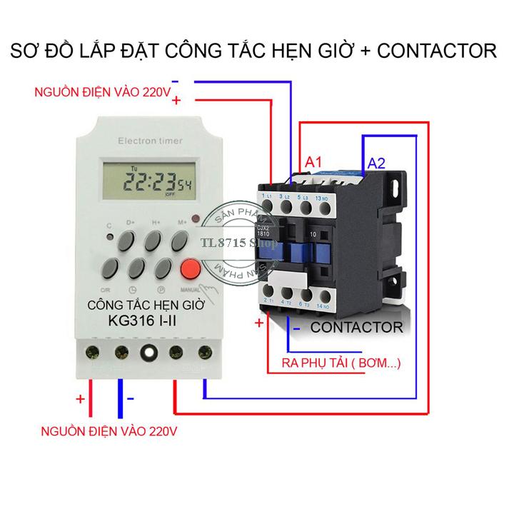 05 Khởi động từ contactor 18A/220V