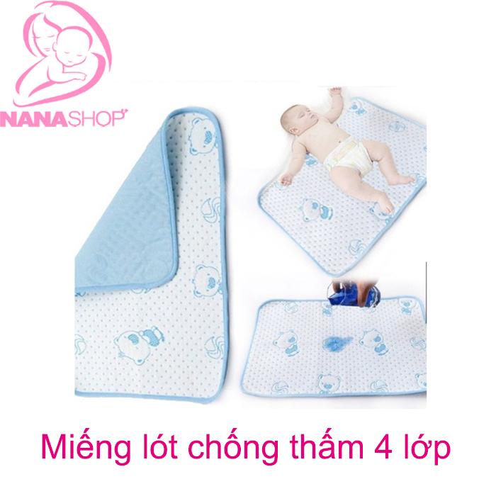 Miếng lót chống thấm 4 lớp cho bé