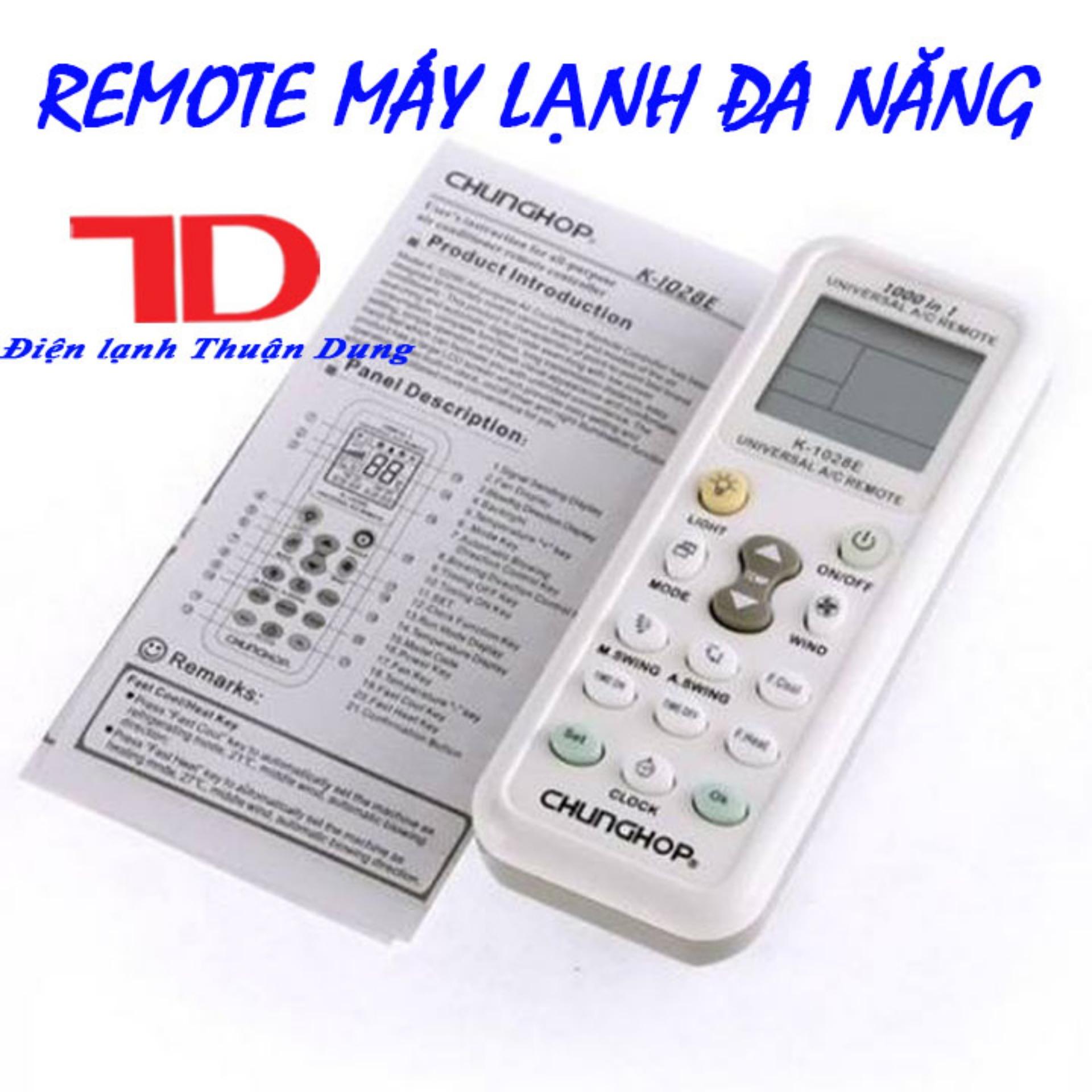 Remote Máy Lạnh Đa Năng ChungHop K-1028E
