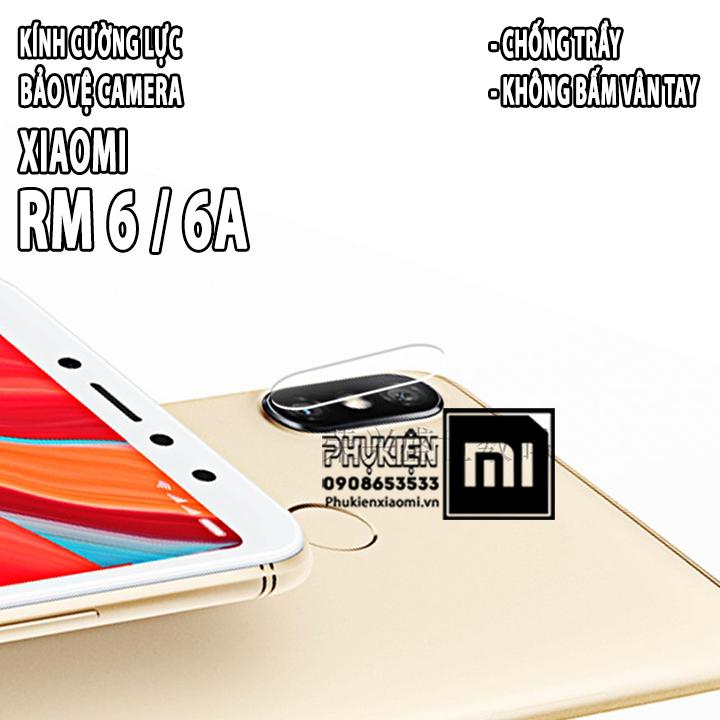 [MUA 1 TẶNG 1] Bộ 01 miếng dán Camera dành cho máy Xiaomi Redmi 6 / Redmi 6A - Full Box