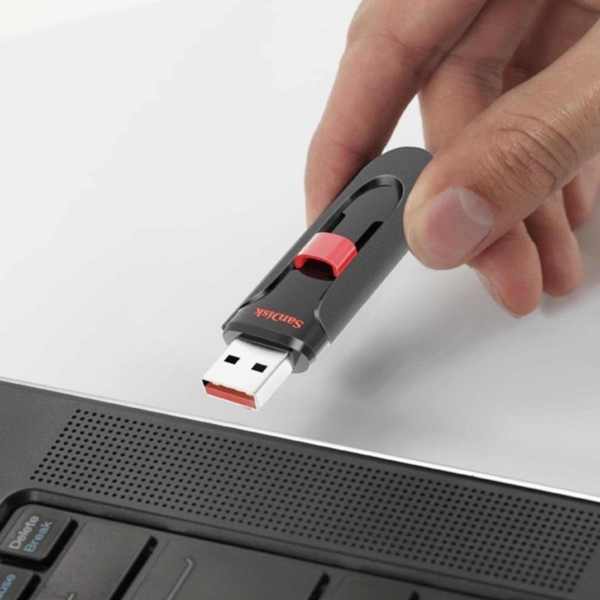 USB 3.0 SanDisk Cruzer CZ600 128GB 100MB/s (Đen)  Nhất Tín Computer
