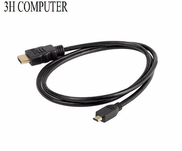 [HCM]Cáp chuyển đổi tín hiệu từ Micro hdmi sang hdmi 1.5m (Đen)