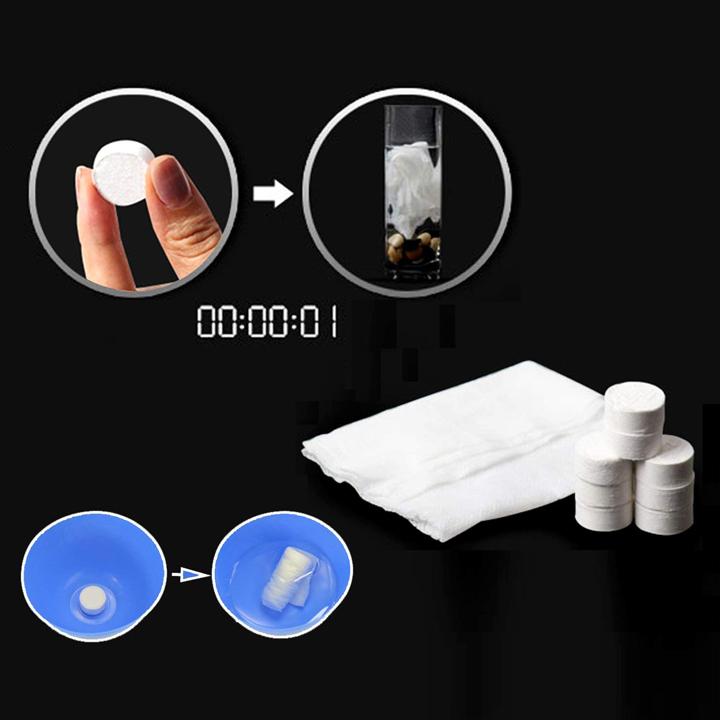 Khăn nén tiện dụng - Ống 10 viên nén