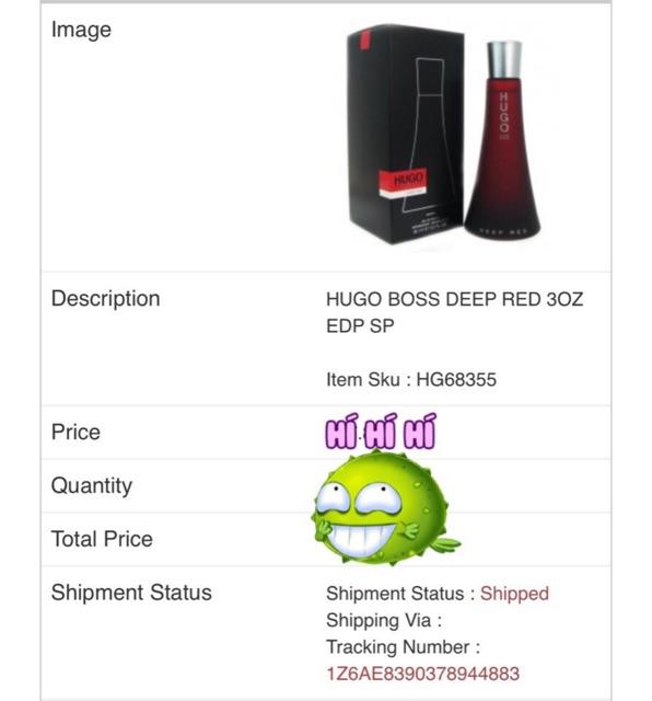 [HCM]Nước hoa Deep Red Woman - Hugo Boss