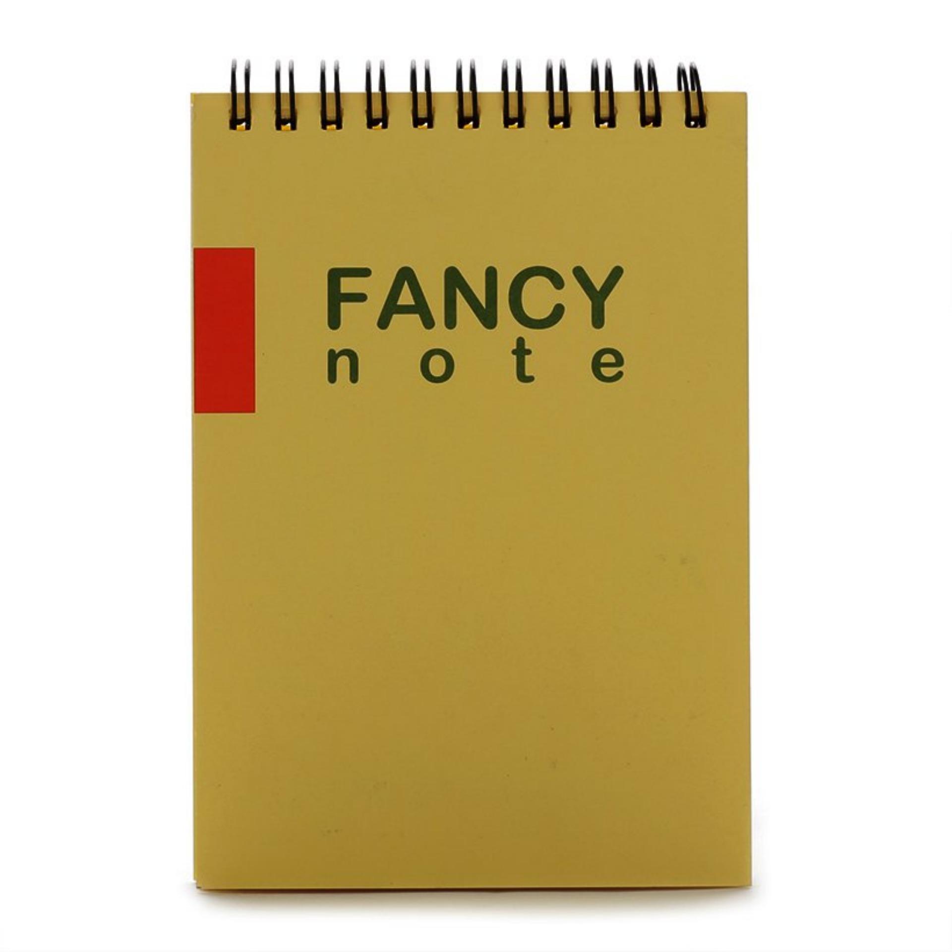 [HCM]BỘ 2 CUỐN SỔ LÒ XO FANCY A6 (100 TRANG 10.5 x 14.8 CM)