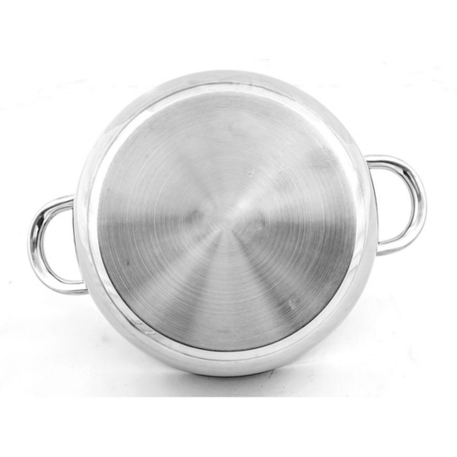 Bộ 3 nồi inox Goldsun dùng được cho bếp từ GE33-3306SG