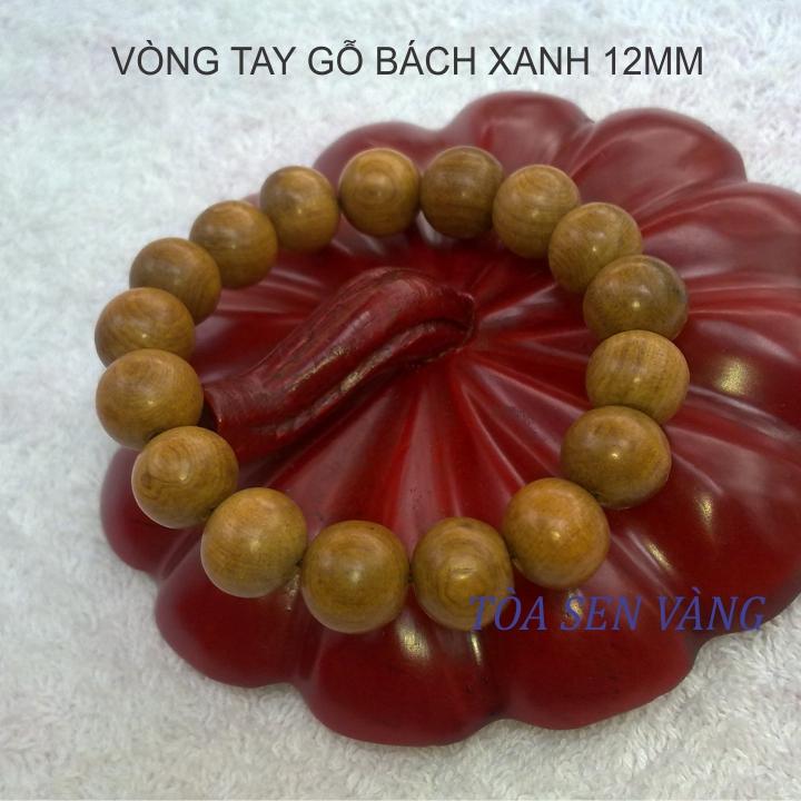 [HCM]Vòng tay gỗ bách xanh 12mm