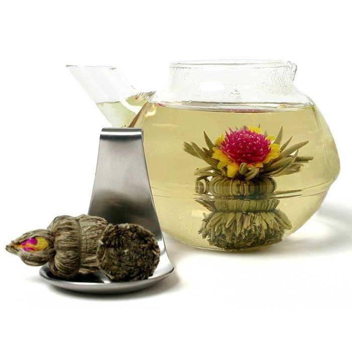 [HCM]Trà Tân Long Châu 15 viên 15 dáng hoa ( trà nở hoa)