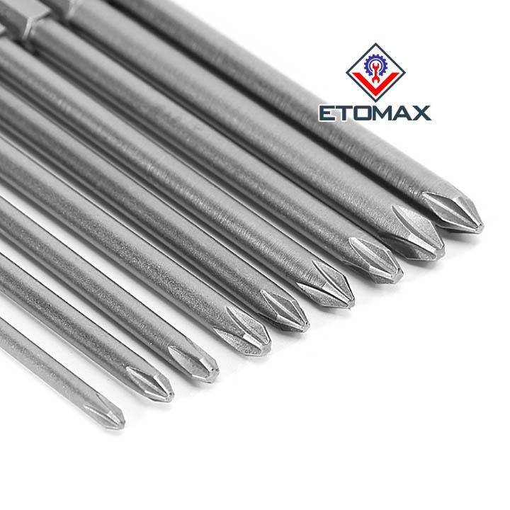 Bộ 8 đầu vặn vít 4 cạnh lục giác cao cấp