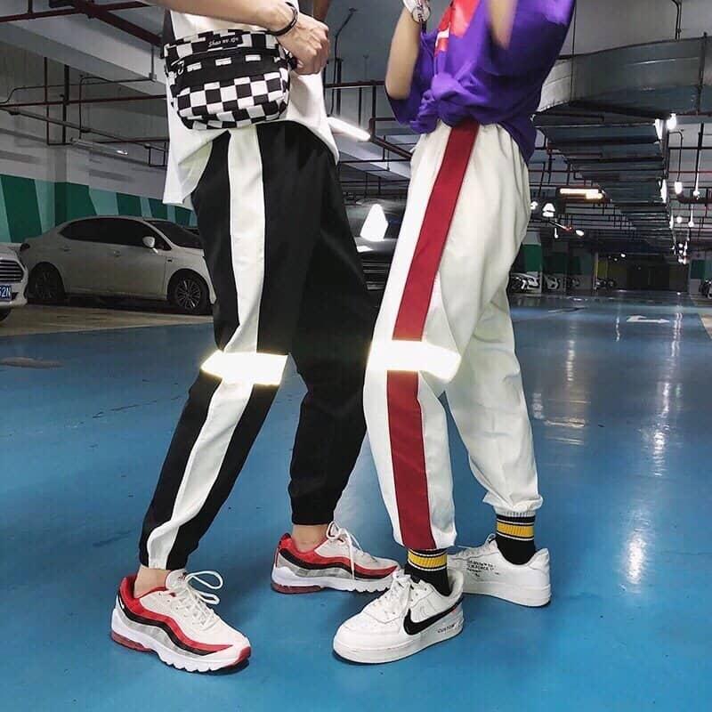 [HCM]Quần Jogger Nam Nữ Viền Phản Quang