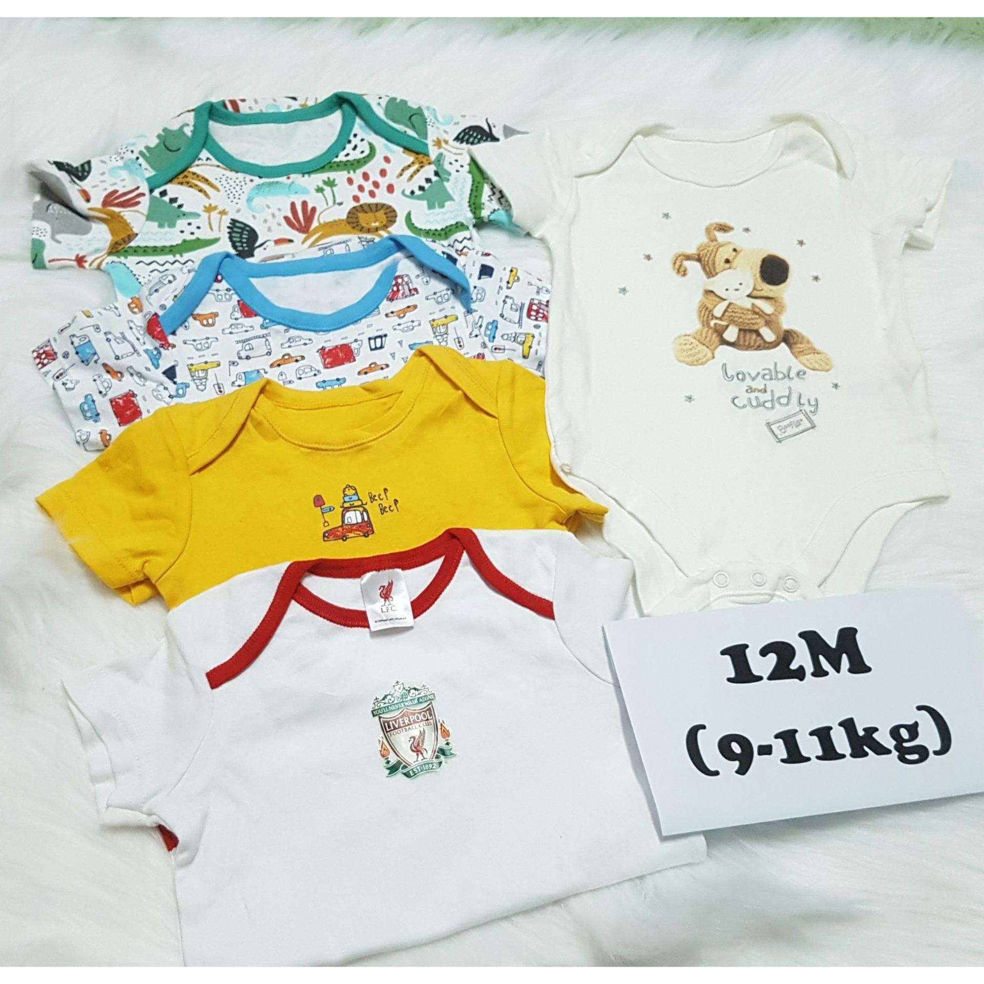 Set 5 áo liền quần bé trai