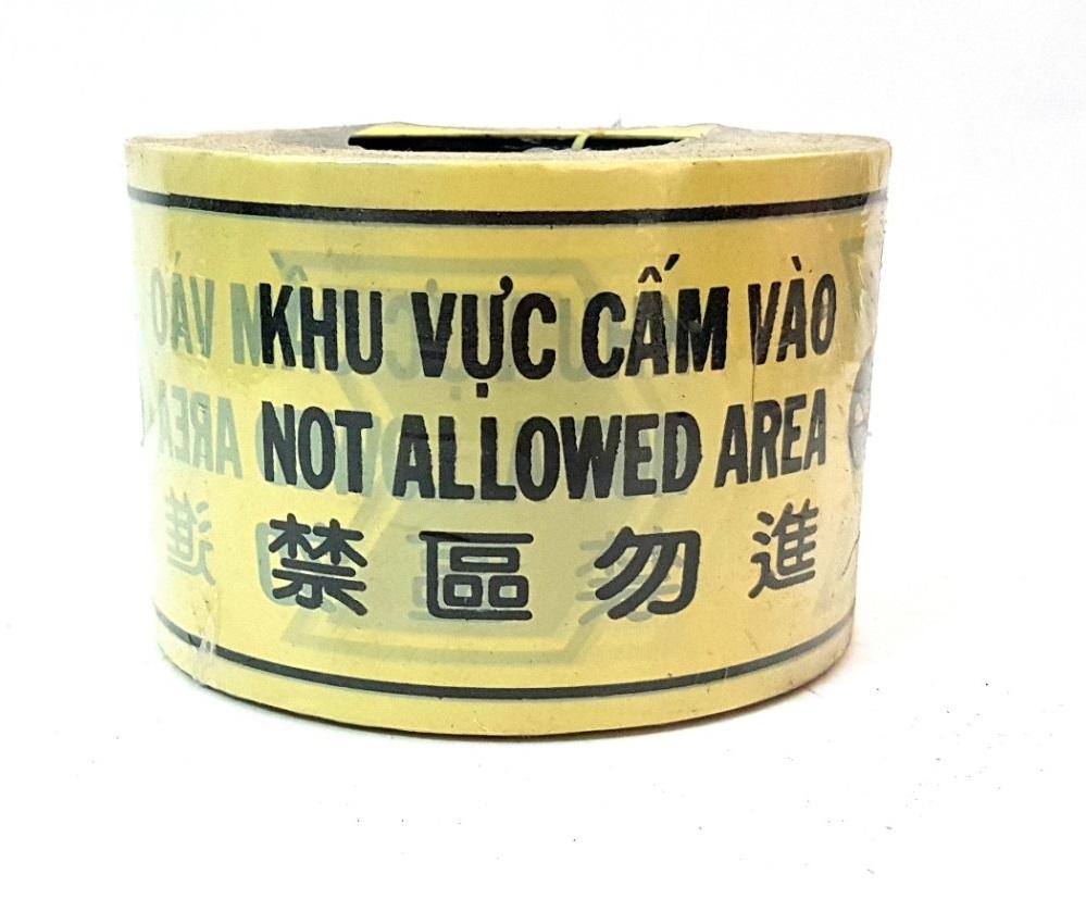 Cuộn rào công trình vàng / đen