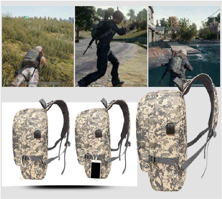 Balo PUBG Thông Minh 3in1