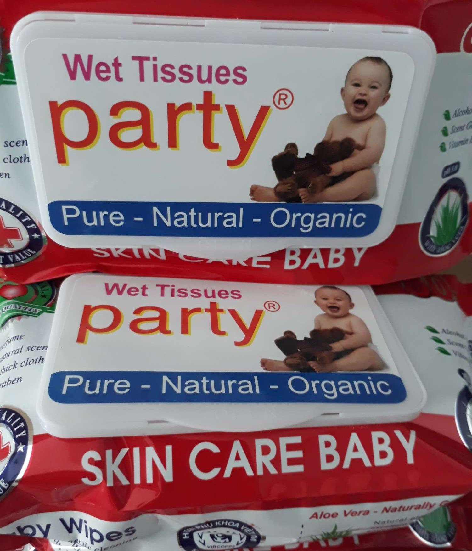 Combo 20 gói Khăn ướt Cao Cấp Party 80g