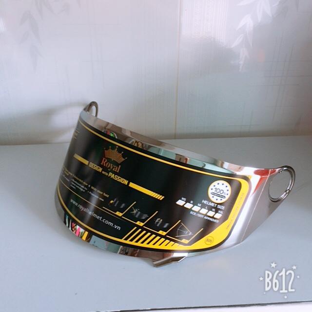 [HCM]Kính nón bảo hiểm Royal M136 (kính gương)