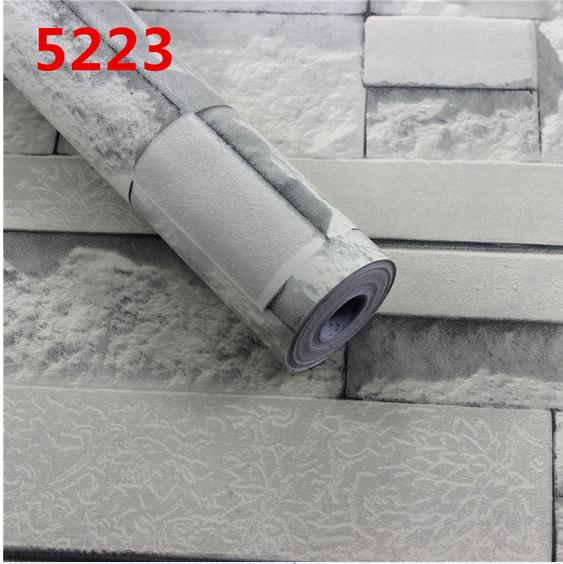 5m Giấy dán tường khổ 60cm giã gạch 3D
