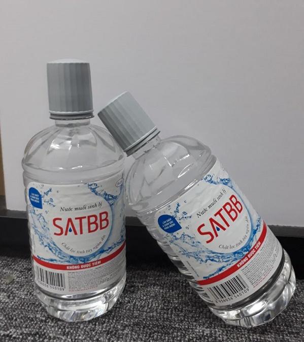 Nước muối sinh lý súc miệng rửa mặt SATBB 550ml