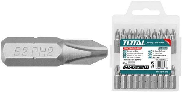 Bộ mũi vít bake Total TAC16PH223 (10 mũi)
