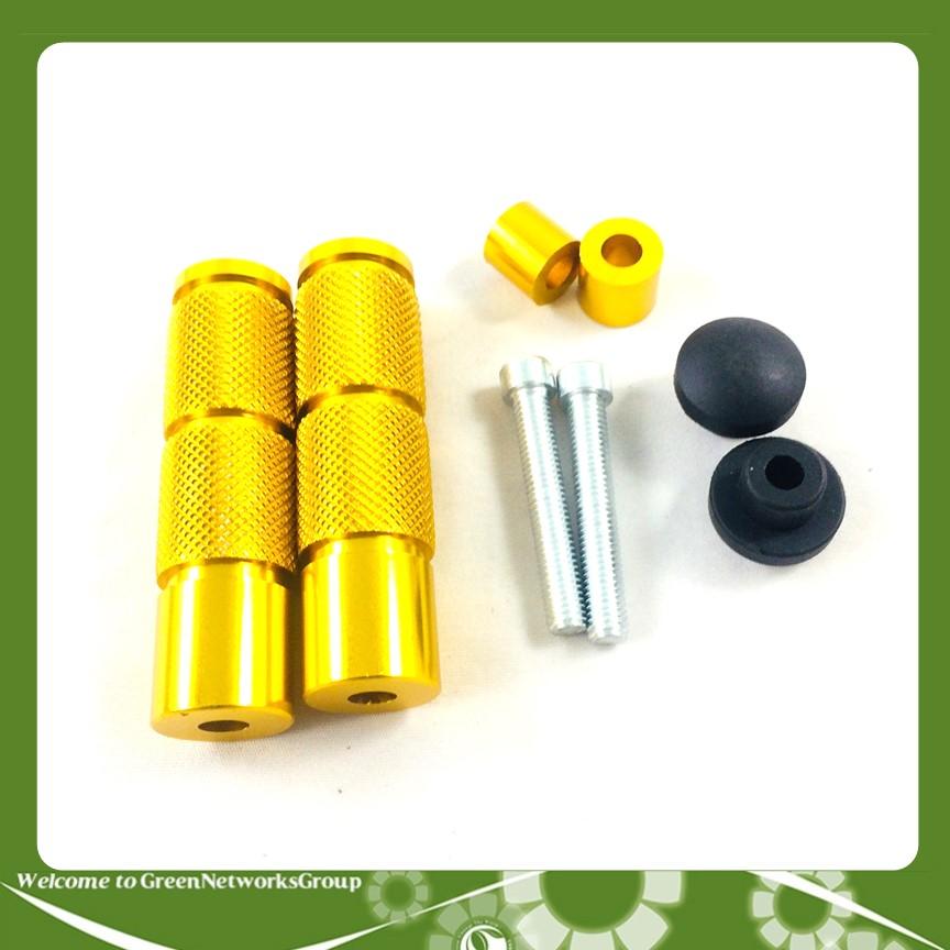 [ƯU ĐÃI] Combo Gù chống đổ trước đỗ sau cho xe máy GreenNetworks (màu vàng)