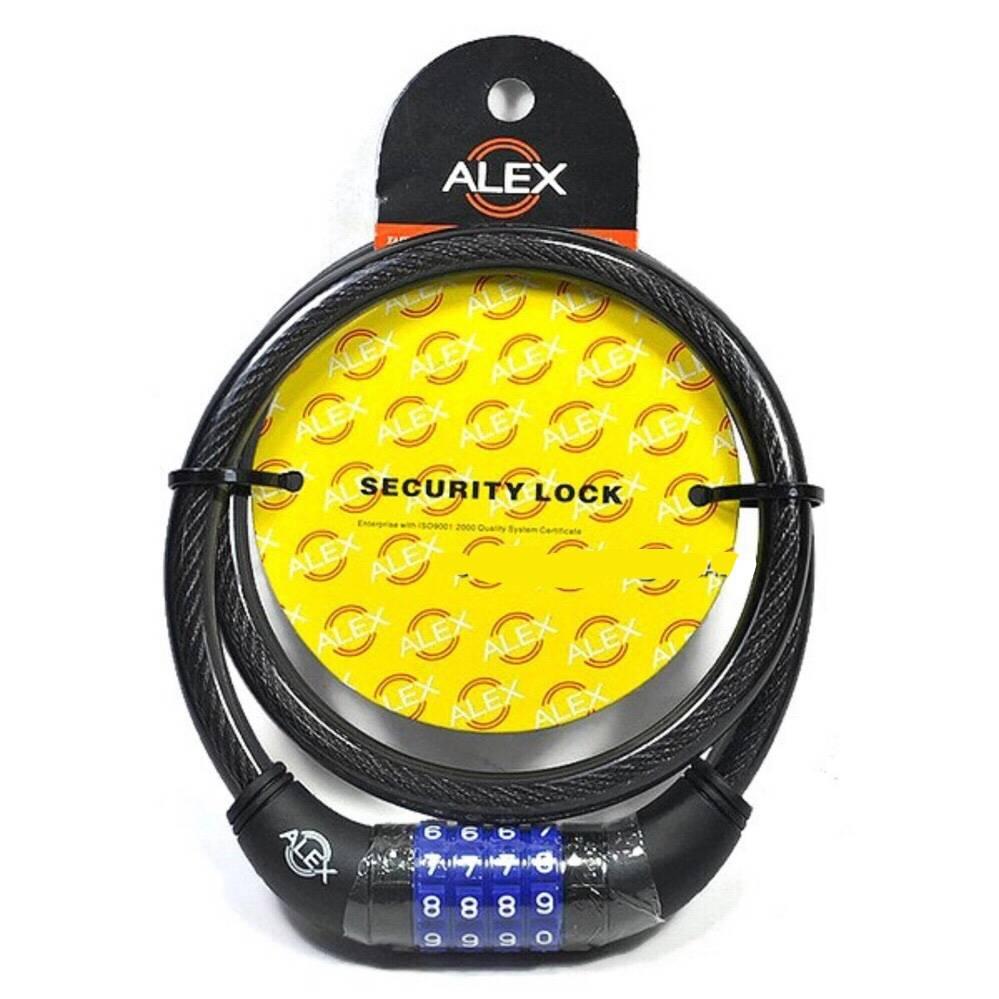 DÂY KHÓA SỐ CHỐNG TRỘM ALEX ( XE ĐẠP, XE MÁY….. )