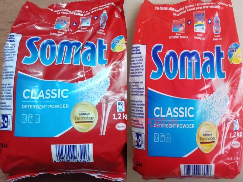 Bột rửa bát somat 2,4kg, bột rửa bát chuyên dùng cho máy