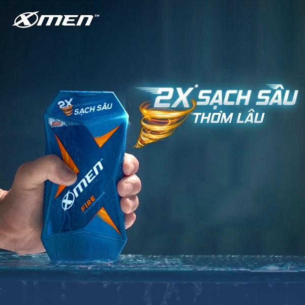 Dầu gội nước hoa X-men Fire 180gr/380gr