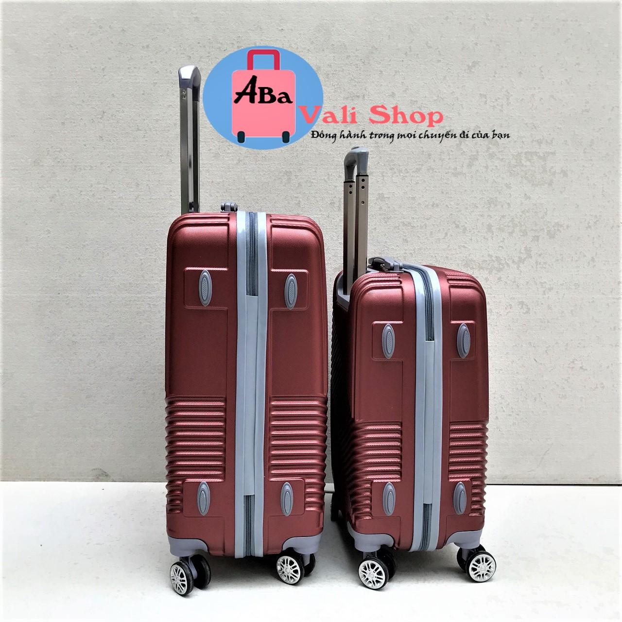 Vali kéo du lịch size 24inch màu xanh( bảo hành 12 tháng)