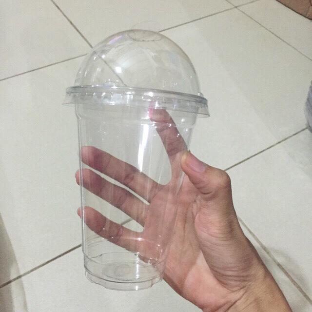200 Cốc nắp cầu, cốc đựng trà sữa 500ml