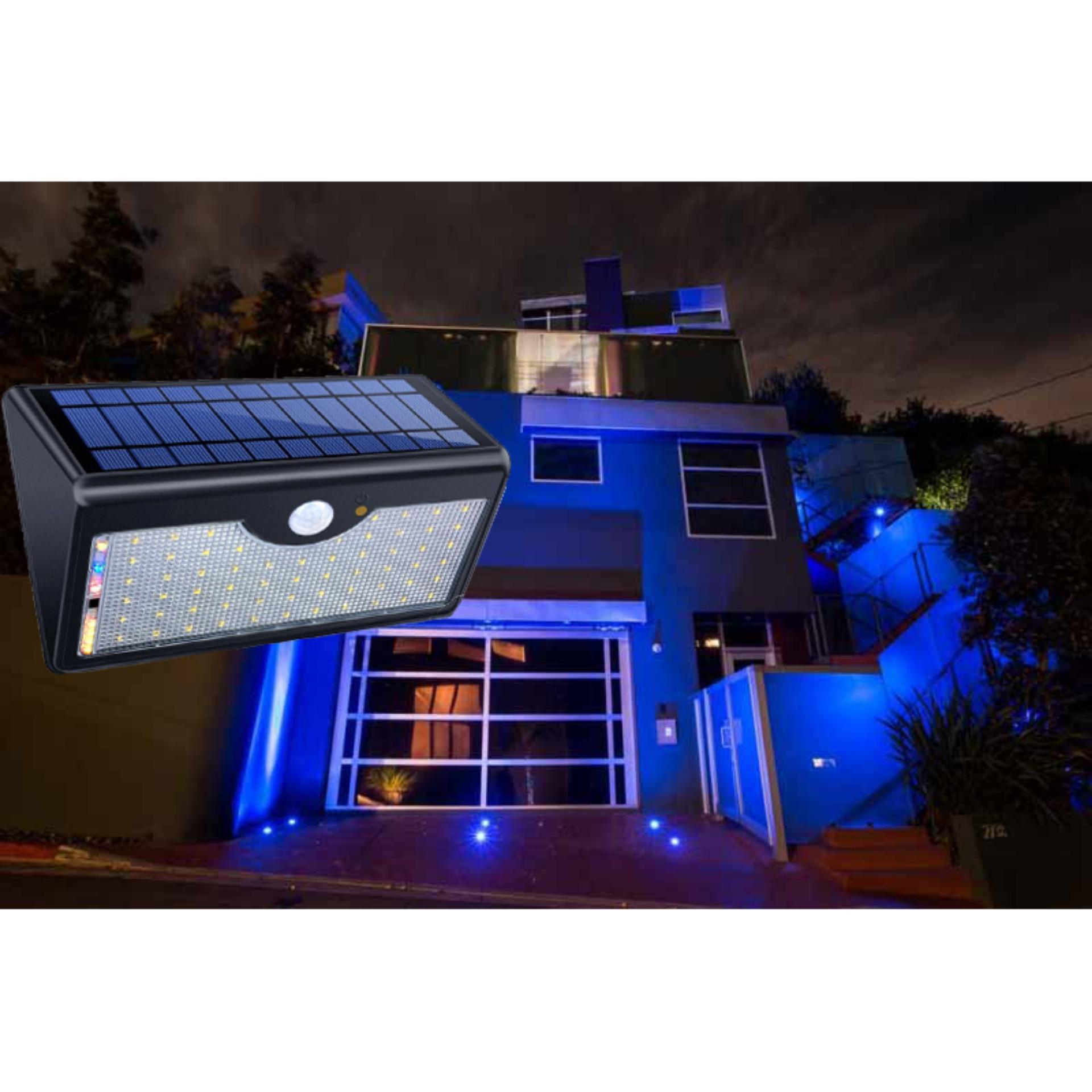 Đèn Ngoài Trời, Cảm biến thông minh OM-54, Đèn led siêu sáng sử dụng năng lượng mặt trời - Combo nguyên bộ Đèn Led + Cảm biến tắt bật Ngày  Đêm Máy lấy năng lượng điện mặt trời