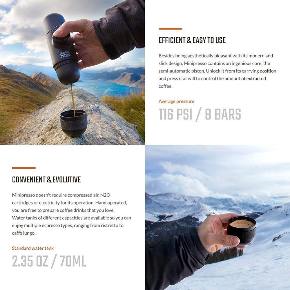Máy pha cà phê Espresso cầm tay WACACO Minipresso GR