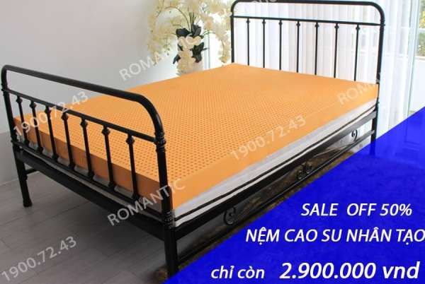 Nệm cao su thiên nhiên Thuần Việt 180x200x10