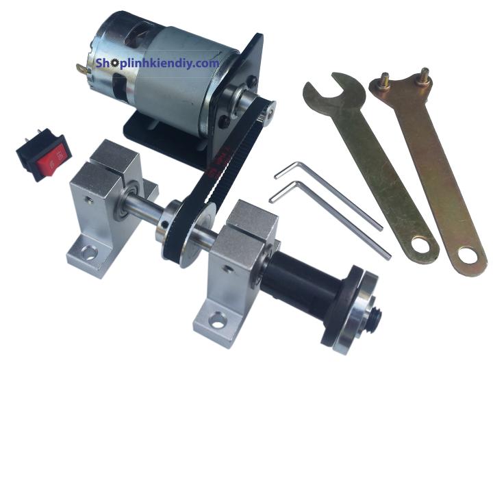 Bộ chế máy cưa bàn khoan mini motor 775