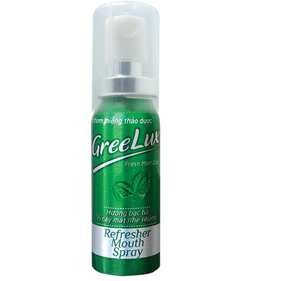 Greelux Fresh Mint Cool Mouth Freshener Spray (Mildly Cool and Spicy Flavor)