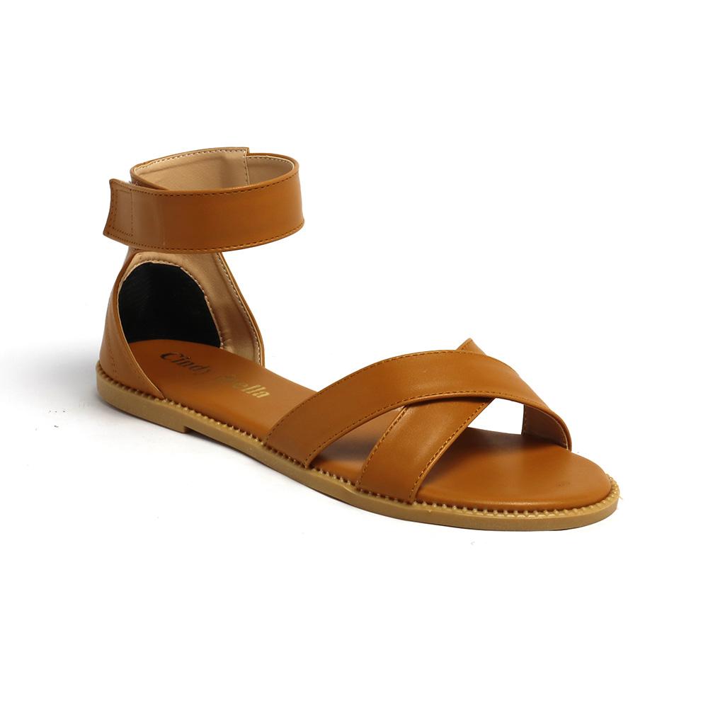 CINDYDRELLA - SANDAL DẾ BỆT QUAI CHÉO C10N