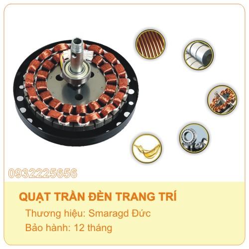 Quạt trần đèn trang trí Smaradg - Đức 52-031