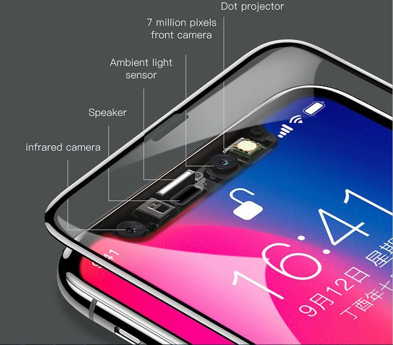 Kính Cường Lực Baseus Cho iPhone X - Đen