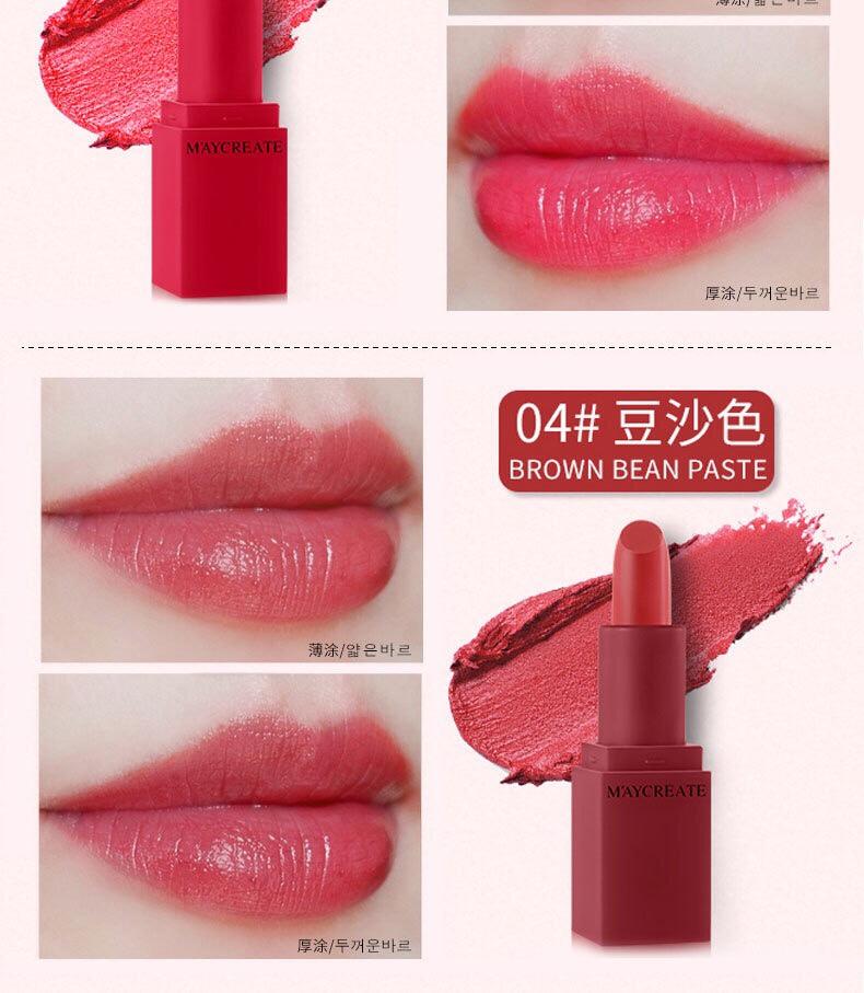 Set 5 son dưỡng ẩm Maycreate